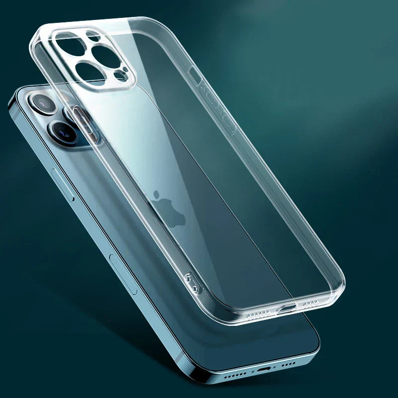 Coque Silicone Ultra-Fine Transparente pour iPhone 7 à 16 / SE / Mini / Pro / Max - 🎁-10% avec le code BIENVENUE10